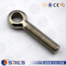 Aço inoxidável polido A2 (ANSI 304) DIN444 Long Shank Eyelet Bolt